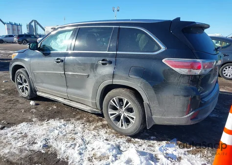 2016 Toyota Highlander Xle V6 из США, поврежденный, VIN 5TDJKRFHXGS501307